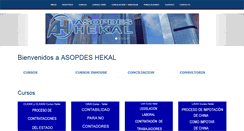 Desktop Screenshot of hekal.edu.pe